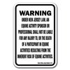 Signmission Safety Sign, 18 in Height, Aluminum, 12 in Length, Equine - New Jersey A-1218 Equine - New Jersey
